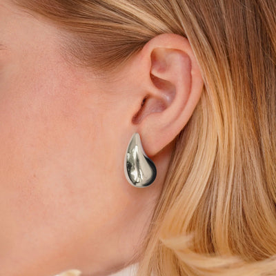 Sterling Silver Teardrop Earrings