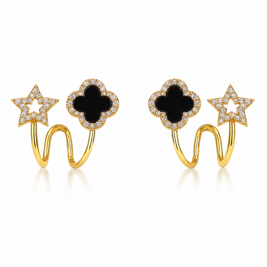 Four-Leaf Clover Earrings