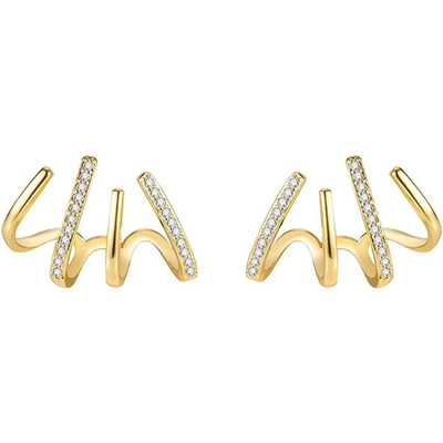 Spiral Hoop Earrings